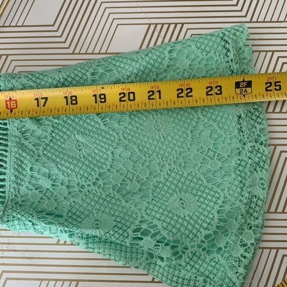 NWT Alya from Francesca"s Green Lace Dress Size L - Picture 12 of 12